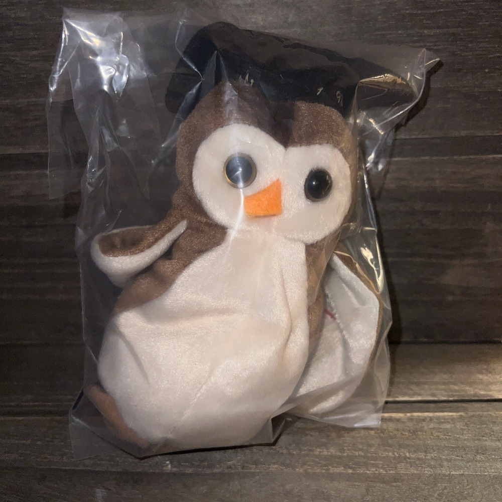 Beanie Babies Wise The Owl Toy - Picture 8 of 8